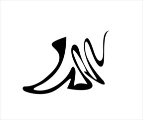 logo, symbol, icon, shoes, shoe, boot, fashion, isolated, shoes, one line, legs, walk