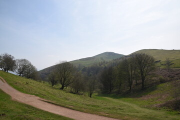 a path going up the Malvern hills