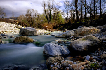 Scafa - Abruzzo - The sulphurous waters of the Lavino river	