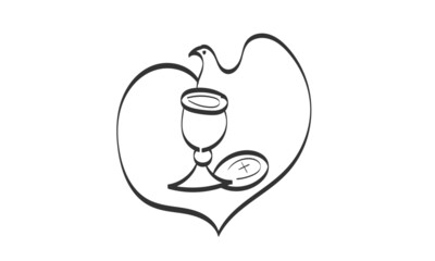 Pentecost poster design for print or use as card, flyer or T shirt	