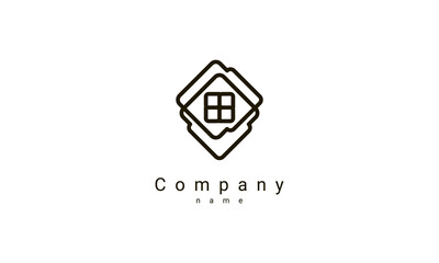 Logo Home simple template