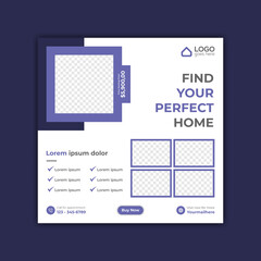 Real Estate Social Media Post & Web banner