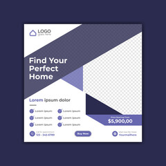 Real Estate Social Media Post & Web banner