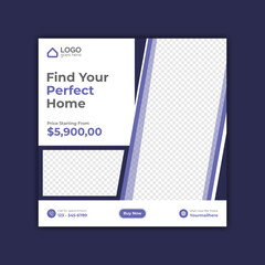 Real Estate Social Media Post & Web banner
