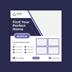 Real Estate Social Media Post & Web banner