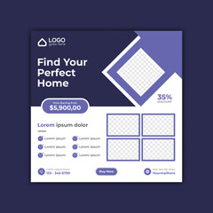 Real Estate Social Media Post & Web banner