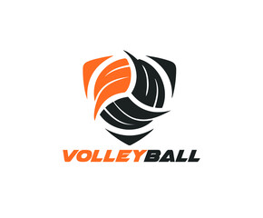 Volleyball logo - American sport logo