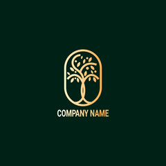 tree logo stock vector design