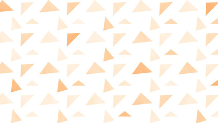 オレンジの三角形のパターンイラスト