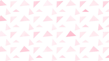 ピンクの三角形のパターンイラスト