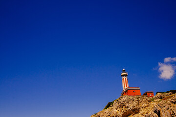 lighthouse on the top of the hill