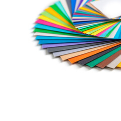 The color palette is laid out in a circle, isolated