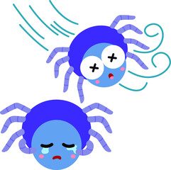 crab spider cartoon