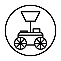 Fototapeta na wymiar food cart icon