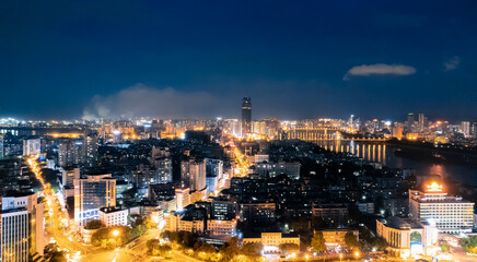 Night view of Liuzhou City, Guangxi, China