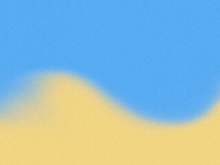 Ukrainian flag. Support Ukraine concept. Grainy gradient texture. Abstract background. Blue and yellow colors.