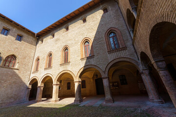 Fototapeta na wymiar Fontanellato, Parma: the medieval fortress