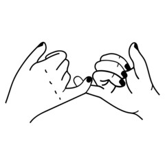 hands promise gesturing icon sign