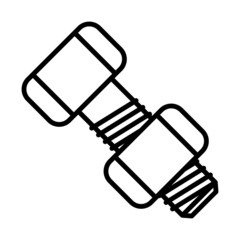 Icon Of Bolt And Nut