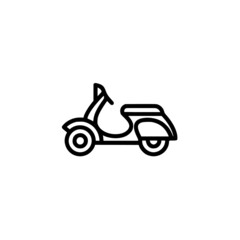 Vector illustration of scooter icon