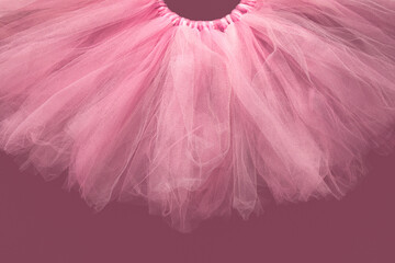 Textured pink tutu