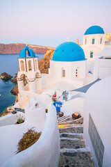 Breathtaking view of Santorini