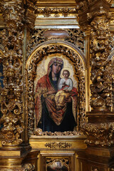 Fototapeta premium The interior of The Saint Sophia Cathedral in Kyiv
