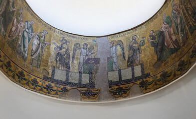 The interior of The Saint Sophia Cathedral in Kyiv