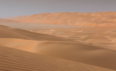 Fototapeta na wymiar The Empty Quarter Sands 
