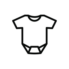 Baby T-shirt isolated icon design template