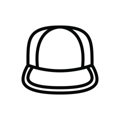 Snapback Hat isolated icon design template