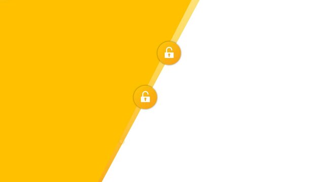 Yellow animated background has space to insert text