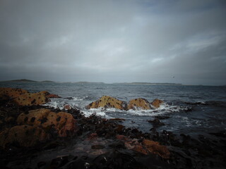 Waves against the Rocks, Scilly Isles (St Martins)