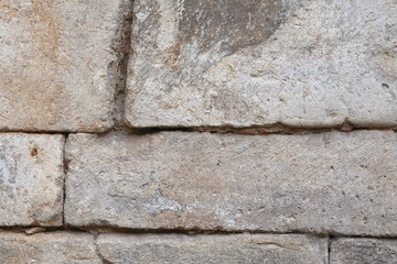 Wall with red bricks. Old brick wall background. grunge brick background
