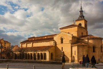 Iglesia de San Millan, en la ciudad de Segovia, Castilla y Le&oacute;n, Espa&ntilde;a.