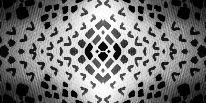 Snake Pattern. Smoke Flower Tile. Grey Reptile
