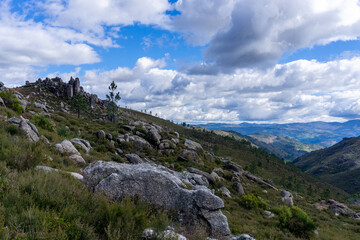 Fototapeta na wymiar landscape in the Peneda-Geres National Park in northern Portugal