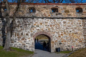 old castle in the town, Akershus  castle, Oslo, Norway