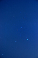 夜空のオリオン座