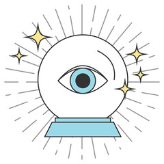 怪しげな水晶と眼