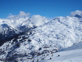 Snow Mountains Landscape