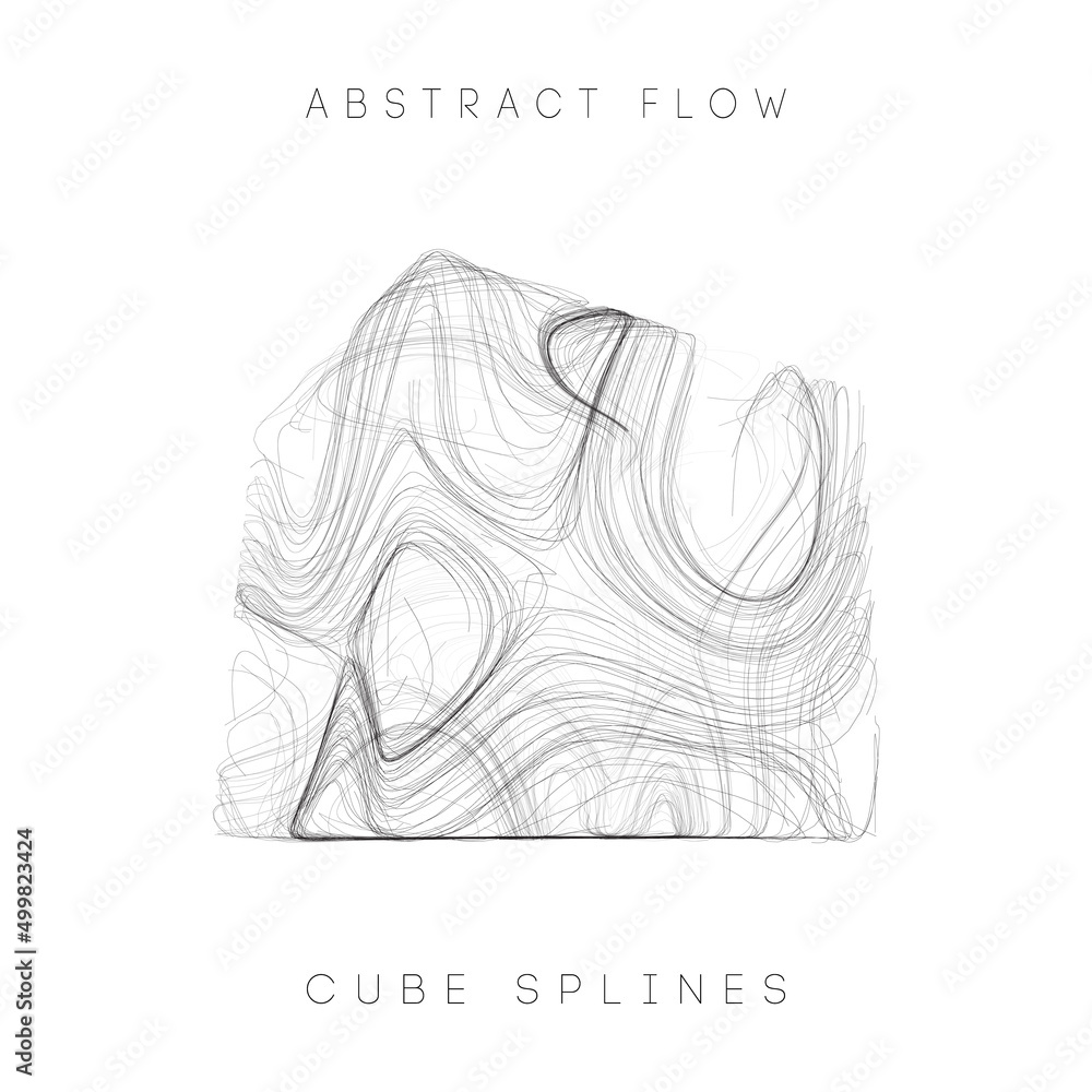 Poster data cube blockchain technology background. futuristic network vector illustration.