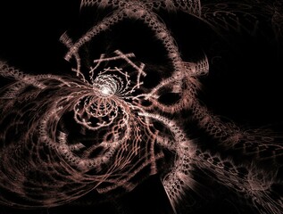 Imaginatory fractal abstract background Image