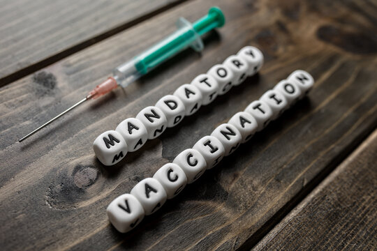Corona virus Covid-19 vaccine text background