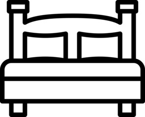 bed outline icon