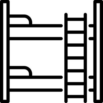 recommend clip art: bunk bed outline icon