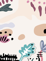 A collection of  boho abstract background patterns for cards, posters, paper designs, frames, canvas prints, worksheets, fashion and more.