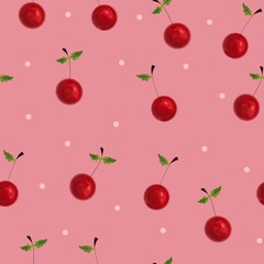 Cherry seamless pattern