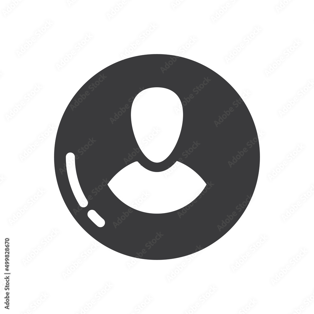 Poster avatar or person to use data customization.