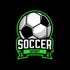 soccer team logo vector design